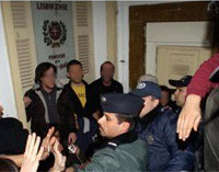 Polícia no Grémio Lisbonense