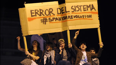 “Erro do sistema — #spanishrevolution”