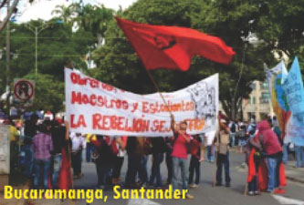 1º de Maio de 2012 na Colômbia — Bucaramanga, Santander
