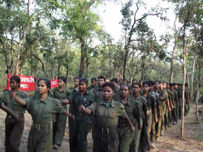 Mulheres guerrilheiras do PCI (Maoista)