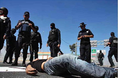 Protestos no México