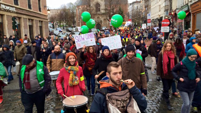 Manifestação contra as alterações climáticas, Bruxelas, 29 de novembro de 2015