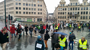 Cadeia humana contra as alterações climáticas, Bruxelas, 29 de novembro de 2015
