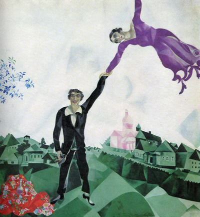 Marc Chagall, “O Passeio”, 1917/18