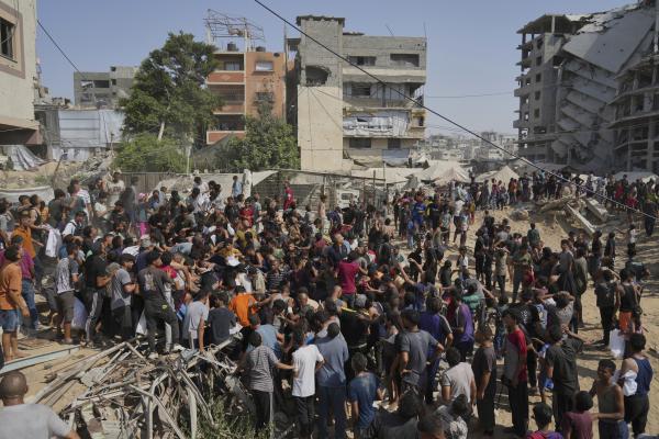 Palestinos lutam entre si pela ajuda humanitária