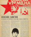 Capa do jornal Guarda Vermelha de outubro de 1974 de homenagem a Ribeiro Santos